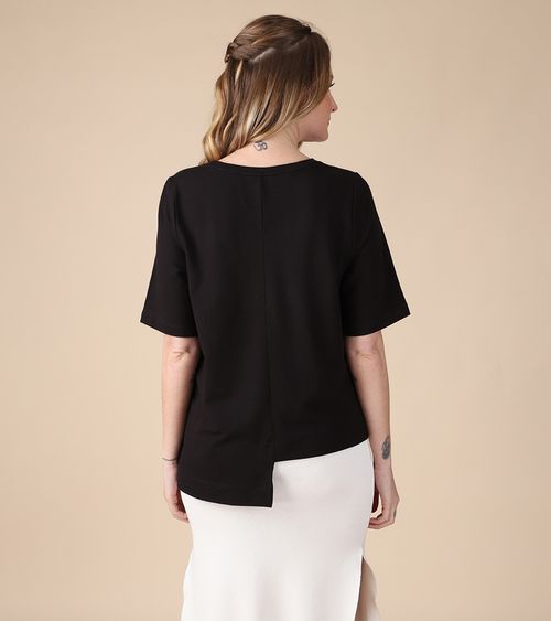 Blusa Assimétrica Manga Curta 21160 - peça promocional