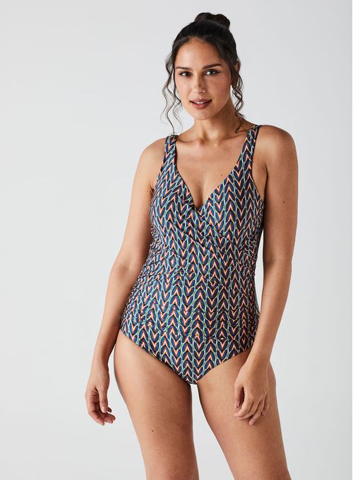 Maiô Modelador com Bojo sem Aro Estampado 15512