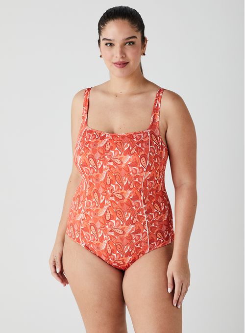 Maiô com Bojo Canelado Estampado 15709