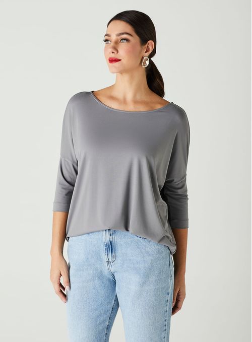 Blusa Ampla Manga 3/4 21562