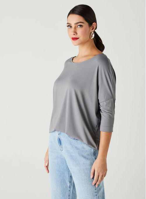 Blusa Ampla Manga 3/4 21562