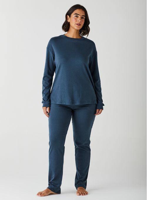 Calça Longa de Pijama de Algodão 20810
