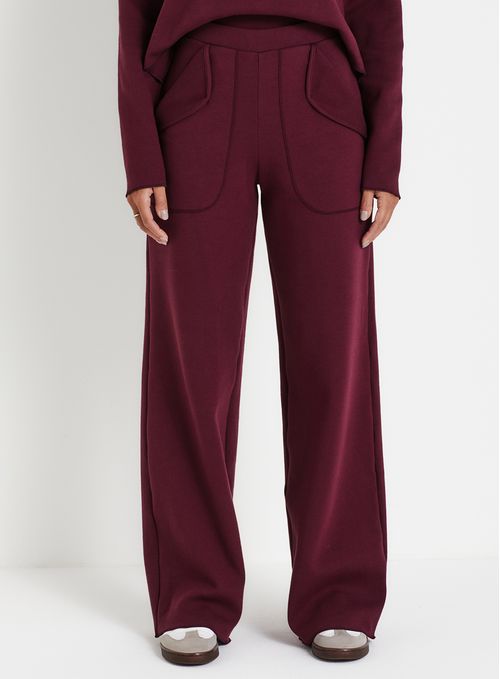 Calça de Moletom Wide Leg 20600