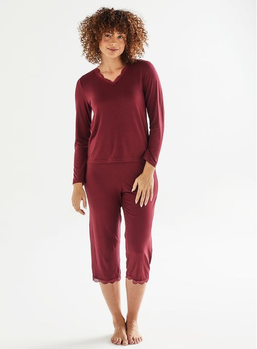 Calça de Pijama Cropped 20555