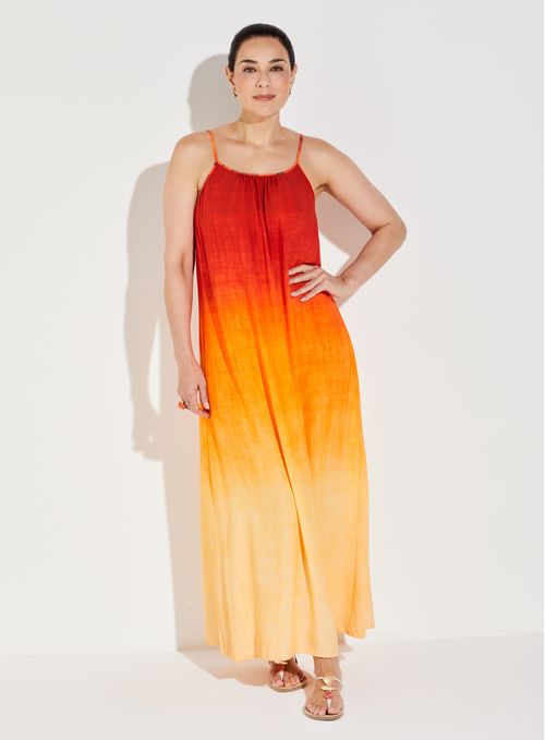 Vestido Alcinha Midi Estampado 15861