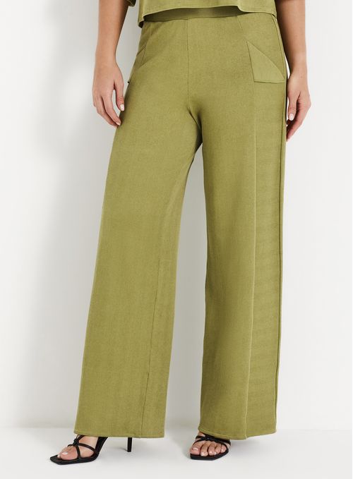 Calça Wide Leg Com Bolso Turim 20601