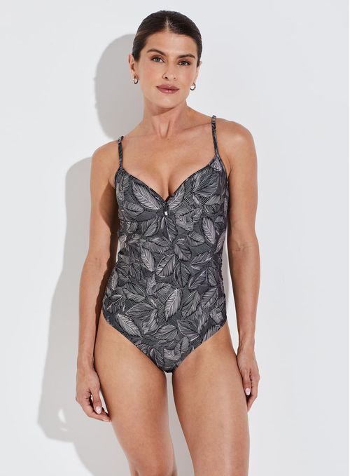 Maiô Decotado Estampado 15819