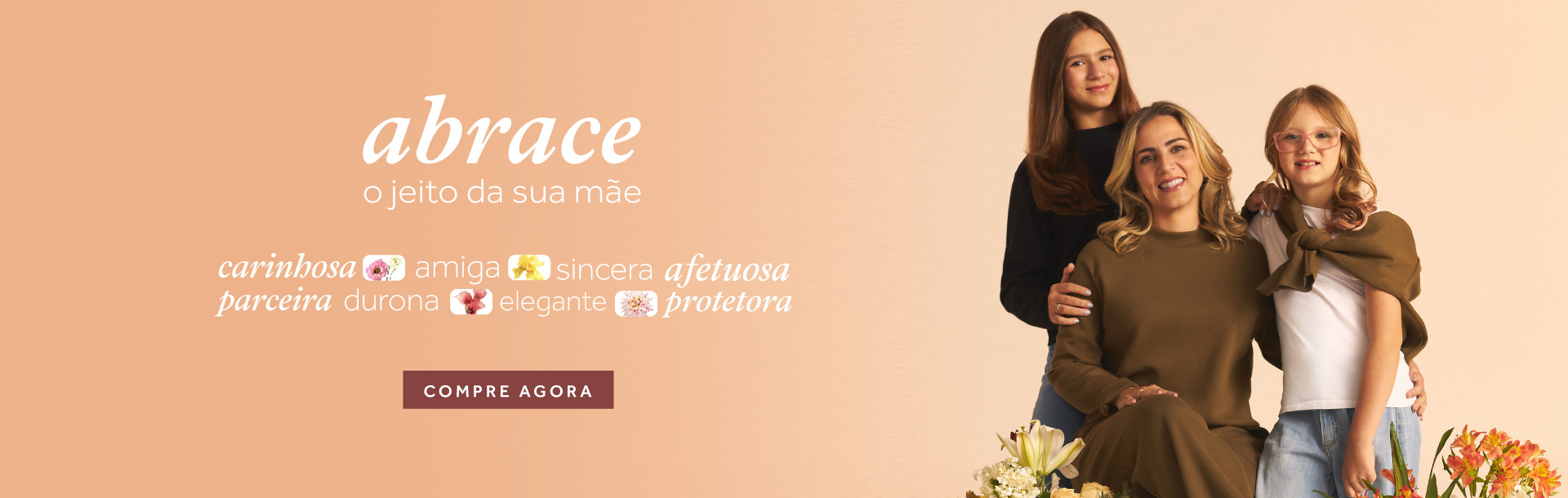 Abrace a sua mãe