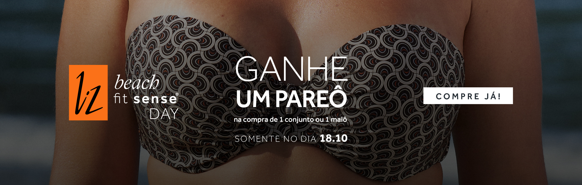 Ganhe um Pareô na compra de 1 conjunto ou 1 maiô