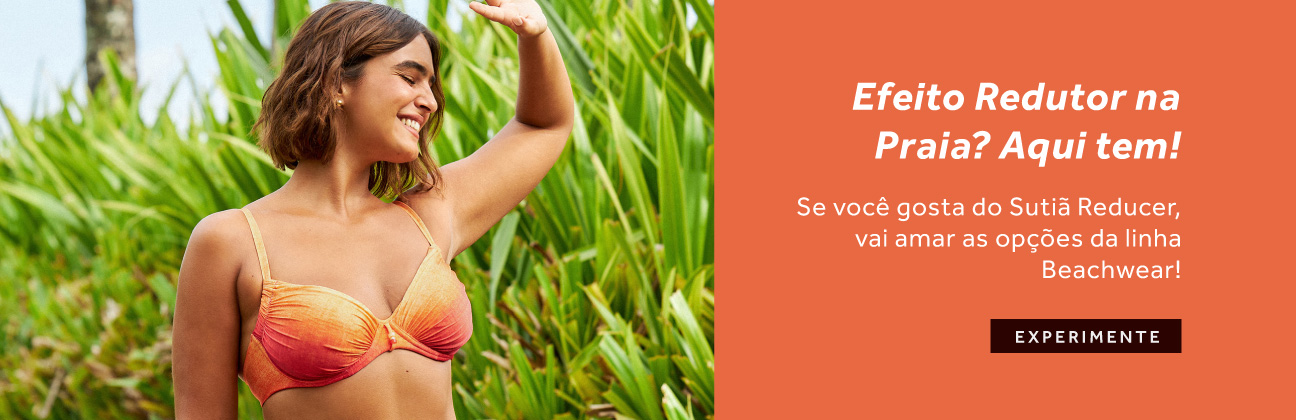 Efeito redutor na praia? Aqui tem!